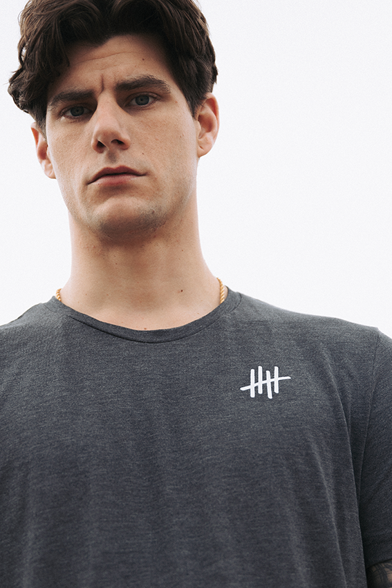 T-shirt Triblend Make Reps Not Selfies - Gris foncé