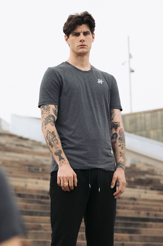 T-shirt Triblend Make Reps Not Selfies - Gris foncé