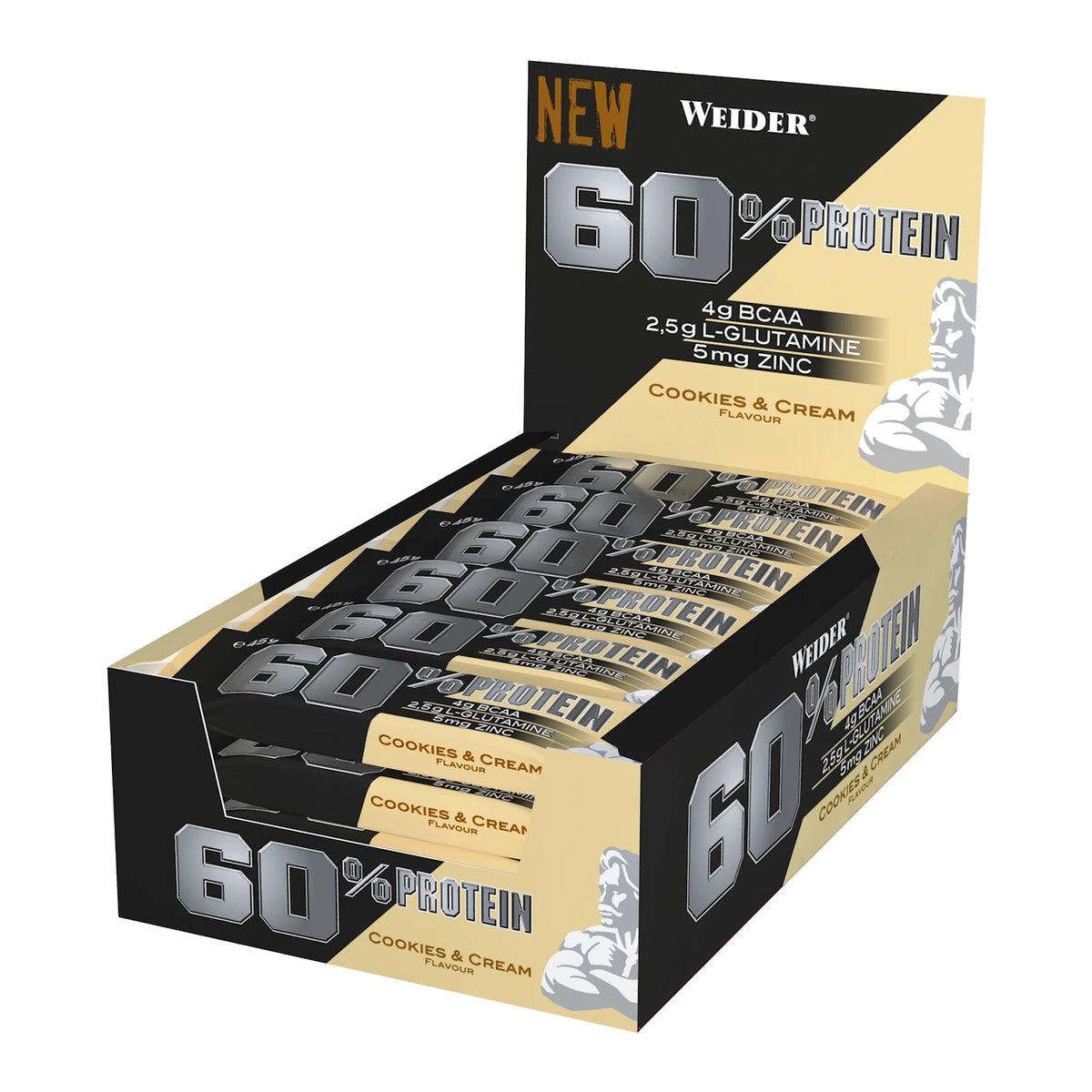 60% Protein Bar - Weider | NutriHeart