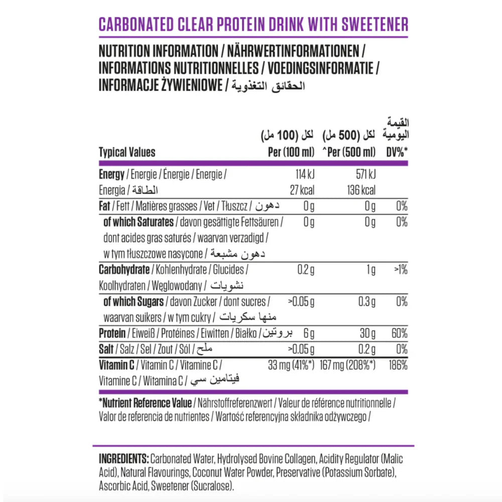 Beef-XP Clear Protein Drink 500mL - Applied Nutrition | NutriHeart