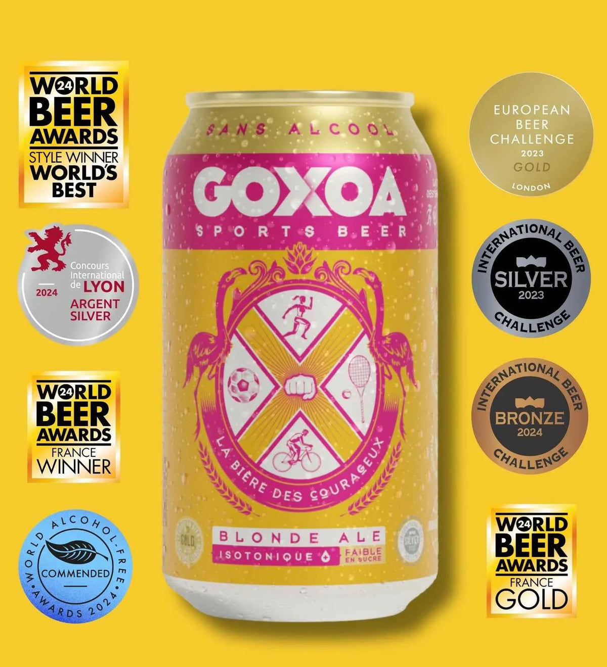 Bière Blonde Ale Bouteille - Goxoa | NutriHeart