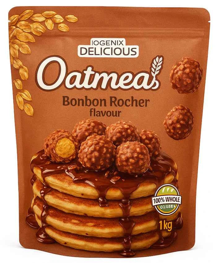 Farine d'avoine aromatisée 1kg - iO.Genix | NutriHeart