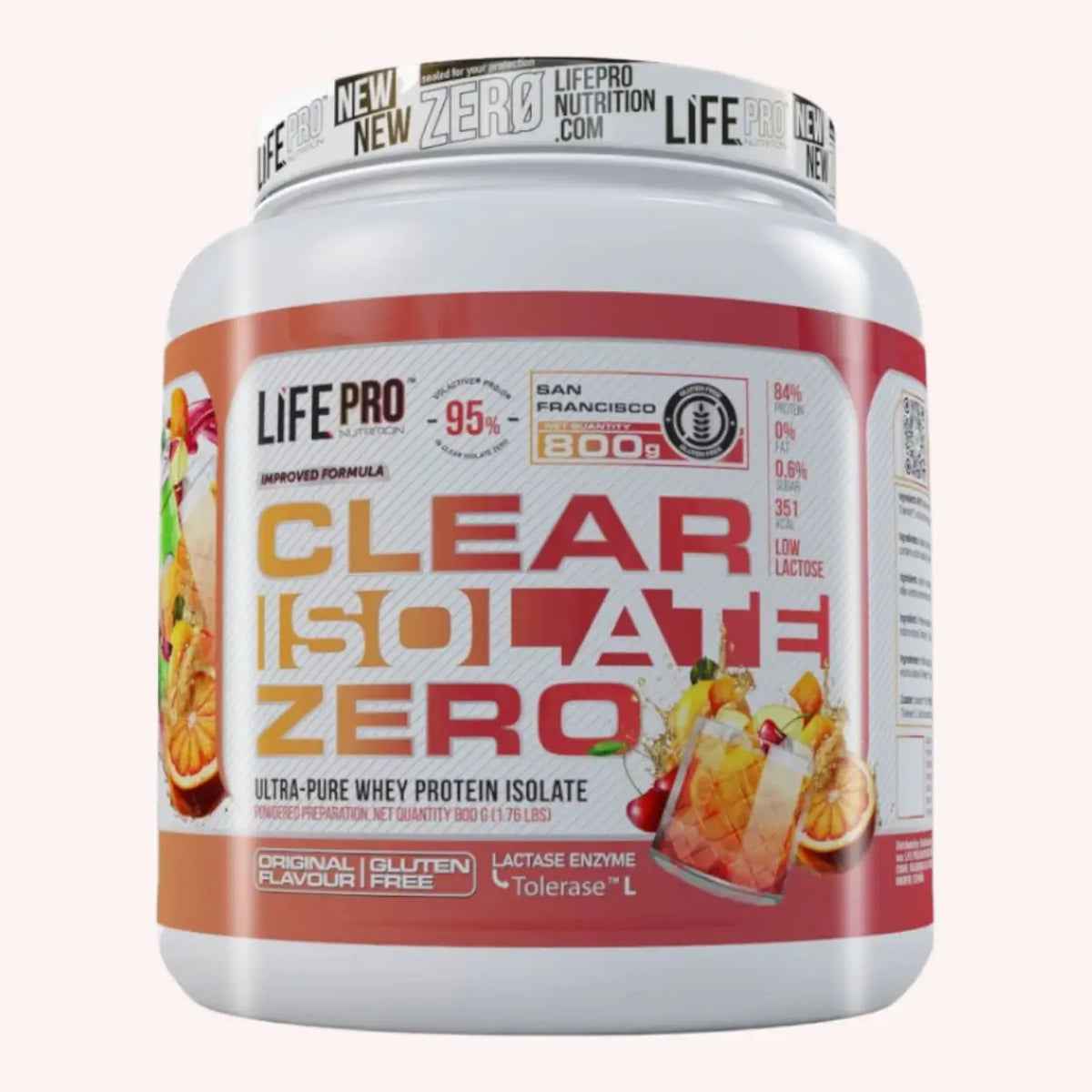 Clear Whey Isolate Zero 800g - Life Pro | NutriHeart Image