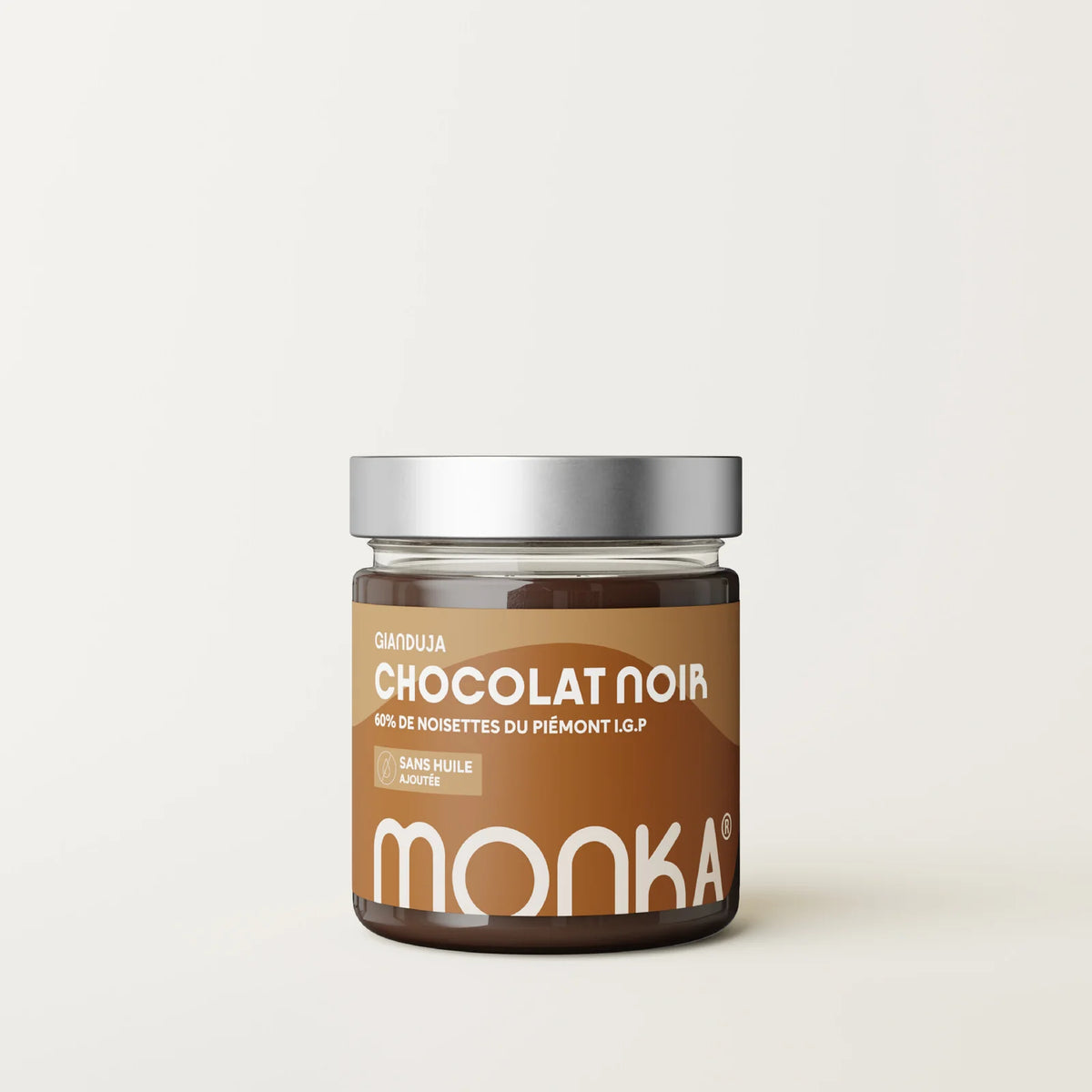 Pâte à tartiner Chocolat Noir Gianduja 200g - Monka | NutriHeart - NutriHeart