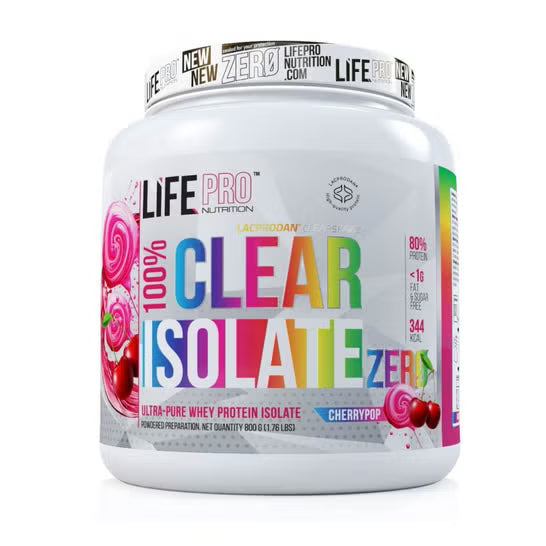 Clear Whey Isolate Zero 800g - Life Pro | NutriHeart - NutriHeart