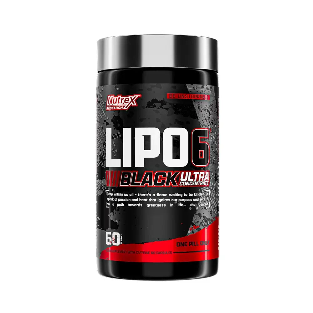 Lipo 6 Black Ultra Concentrate International (60 Caps) - Nutrex Research | NutriHeart Image