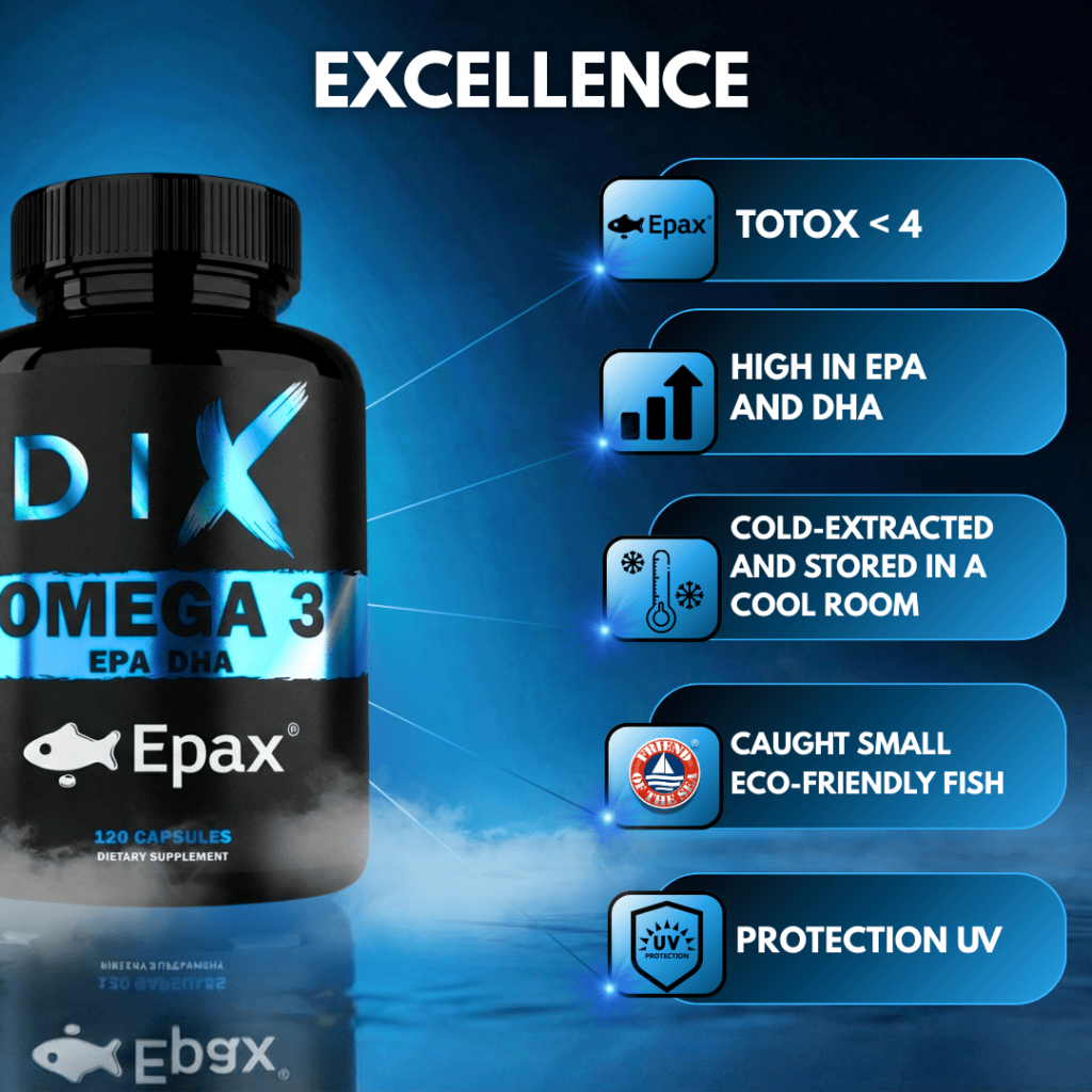 Omega 3 (120caps) - Dix | Nutriheart