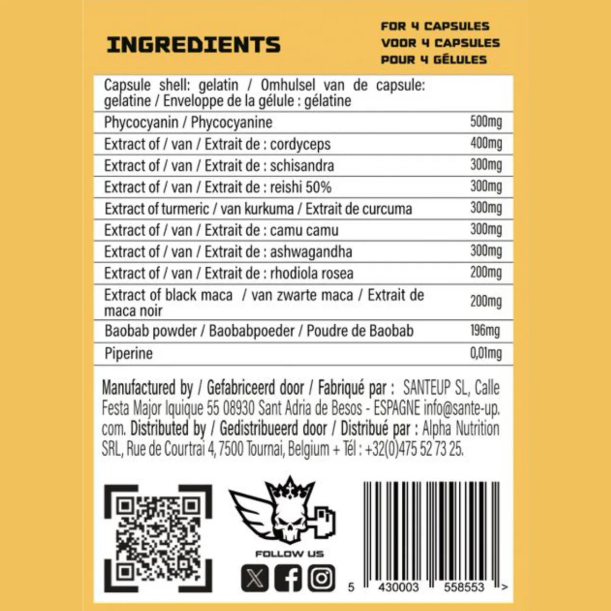 VELOCITY 120Caps - Alpha Labs