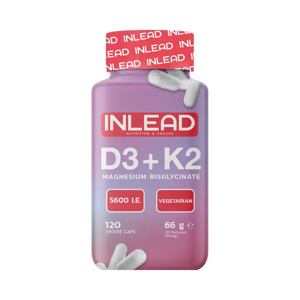 Vitamines D3 + K2 + Magnesium (120 Caps) | NutriHeart