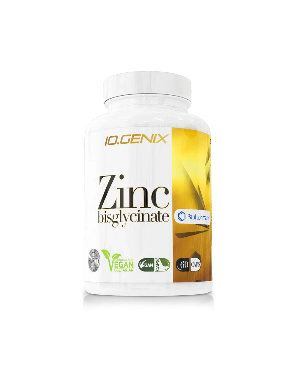 Zinc Bisglycinate (60 caps) - iO.Genix | NutriHeart