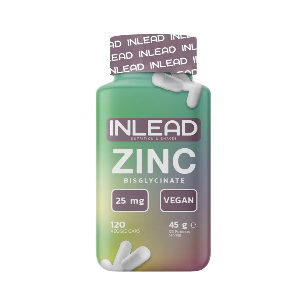 Zinc Bisglycinate 120caps - Inlead | NutriHeart