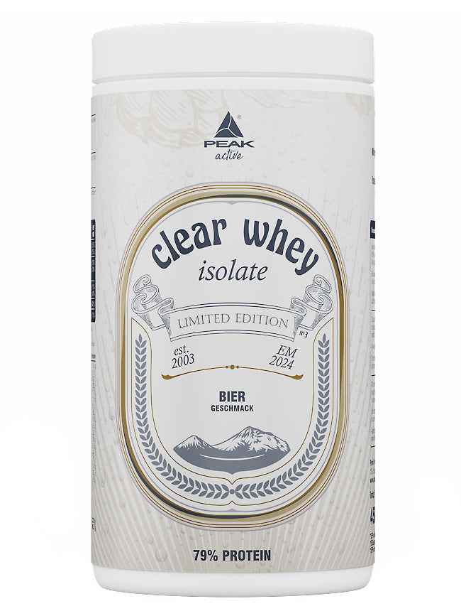Clear Whey Isolate BIER - Limited Edition - Peak Active | NutriHeart