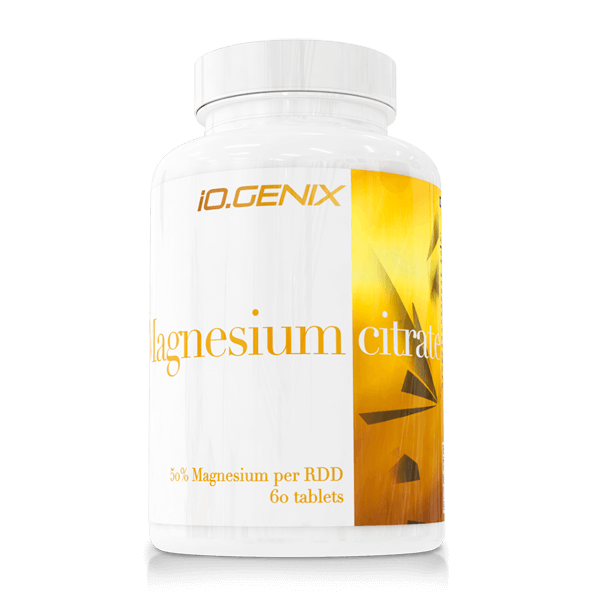 Magnesium Citrate 60tabs - iO.GENIX | NutriHeart - NutriHeart Image