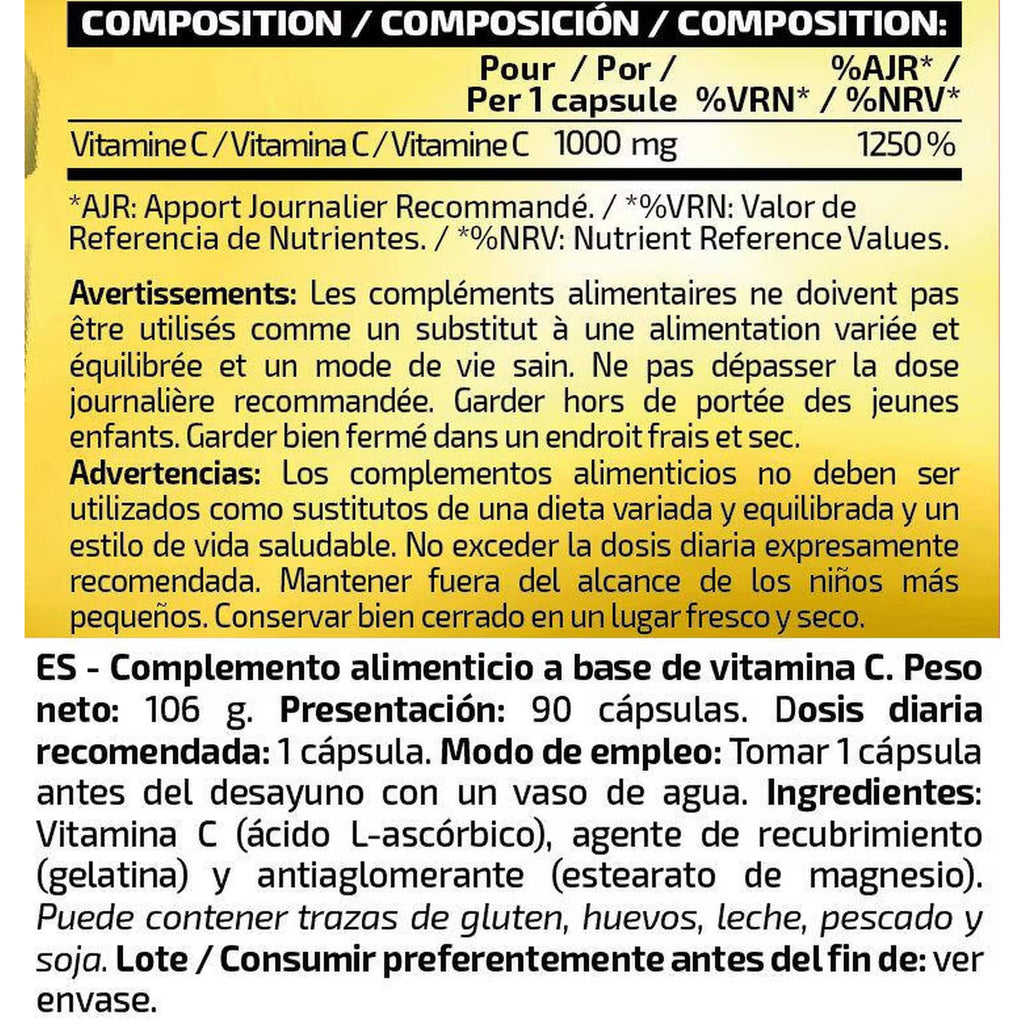 Vit C 90  caps - iO.Genix | NutriHeart - NutriHeart